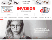 Tablet Screenshot of invisionmag.com
